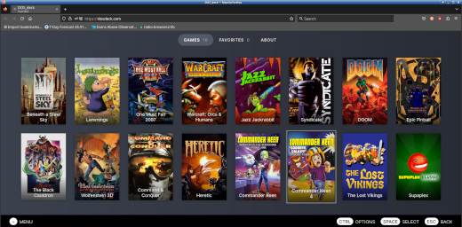 DOS_Deck Main Screen